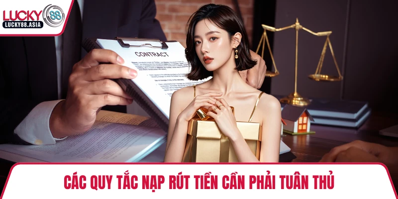 Các quy tắc nạp rút tiền cần phải tuân thủ